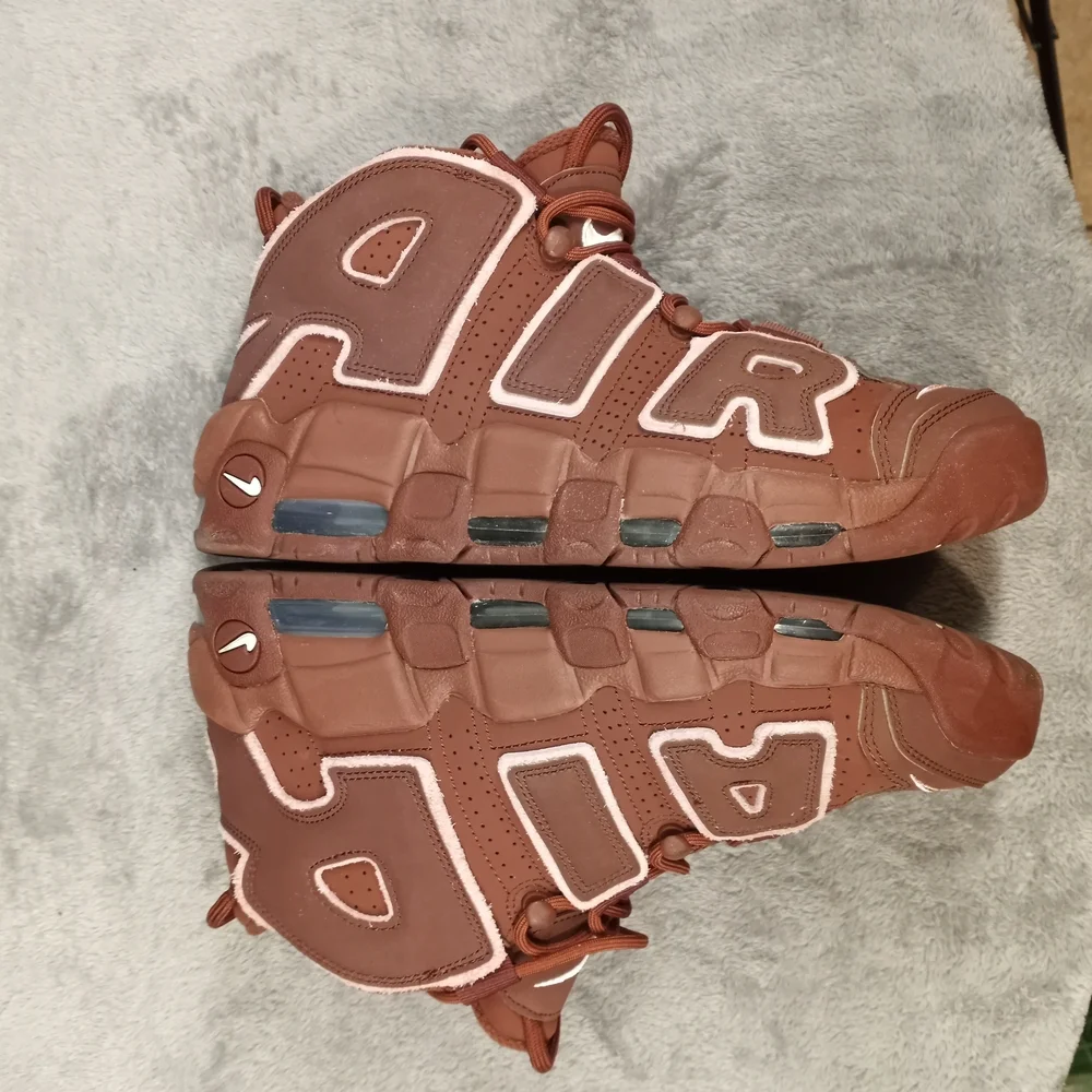 NIKE Men's MORE UPTEMPO 96 "DARK PONY-PINK SZ 8 - Picture 5 of 12